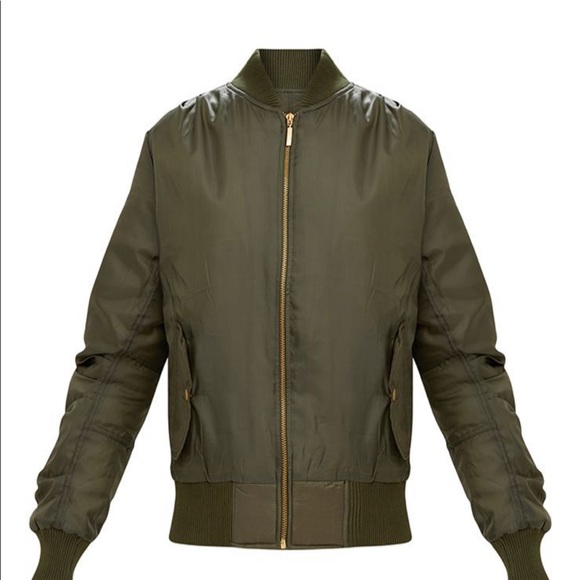 Kendall & Kylie Jackets & Blazers - Green bomber jacket